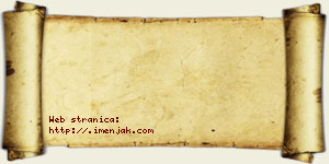 Jana Crnko vizit kartica